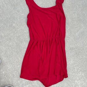 Pinc Red Romper XL
